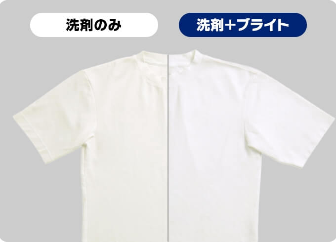 洗剤のみ 洗剤&plus;ブライト